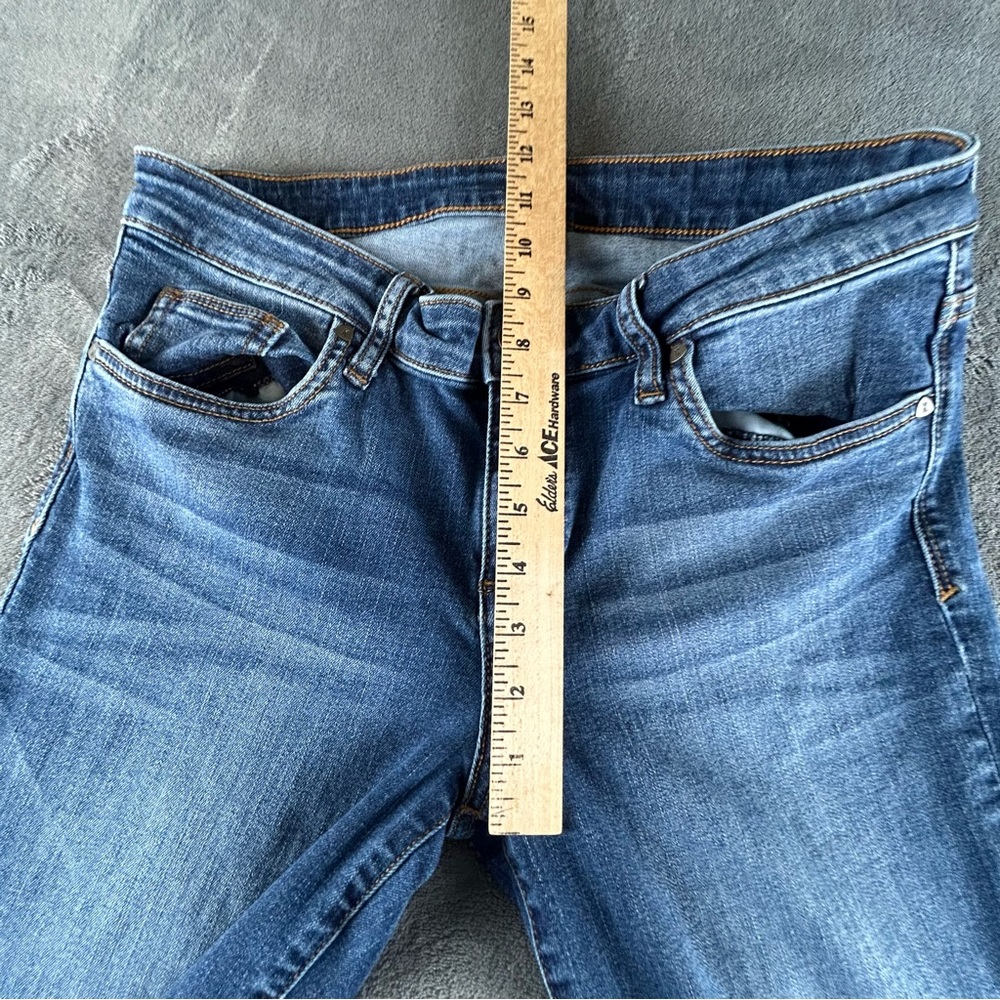 Kut From the Kloth Baby Boot Cut Jeans Medium Wash S Size 8 Short Stretch - Picture 6 of 12